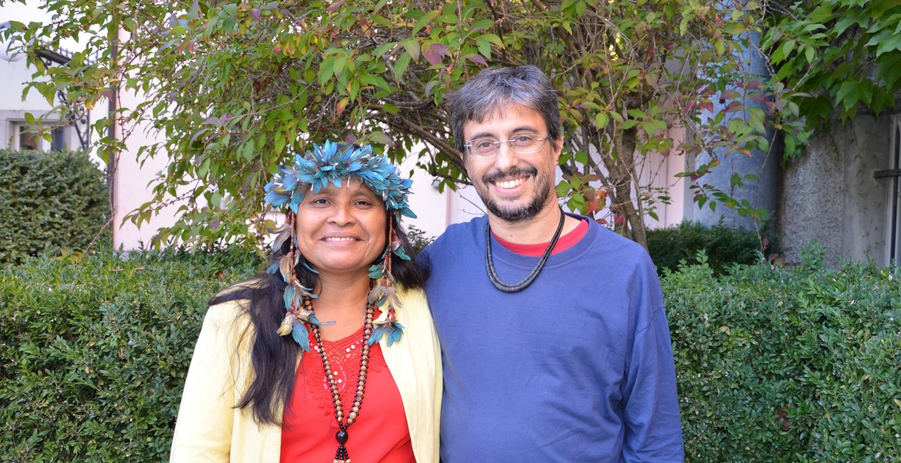 Ernestina Macuxi, Indigenenvertreterin, und Luis Ventura Vertreter unserer Partnerorganisation CIMI, Bild: Fastenaktion