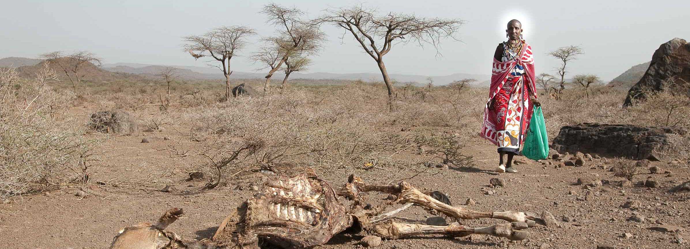 Klima und Klimagerechtigkeit: Beispielbild für Dürre in Kenia aus dem Projekt MPIDO der Fastenaktion.